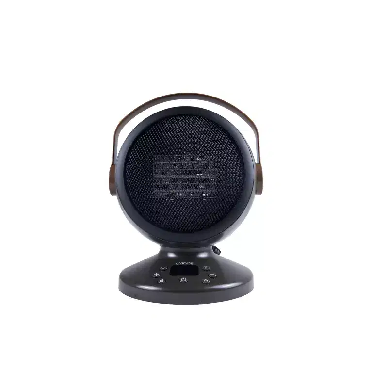 Cascade Portable Heater with Handle Black
