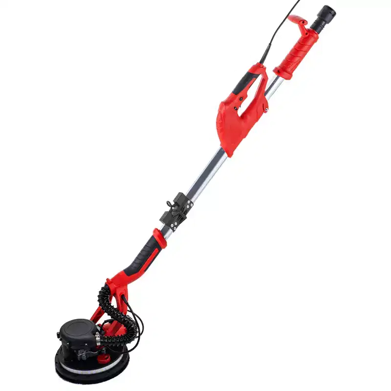 VEVOR Drywall Sander 850W, Electric Drywall Sander, Variable Speed 800-1750 RPM, Foldable Sheetrock Sander, with Telescope Handle, Red&Black
