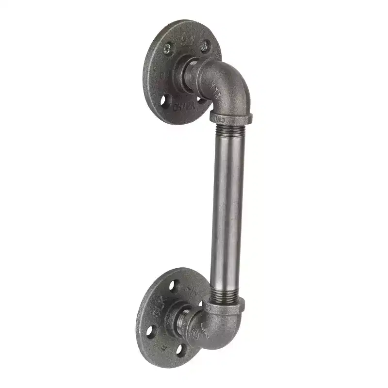 Pipe Decor 1/2 in. x 8 in. Barn Door Handle - 12.5 in. L