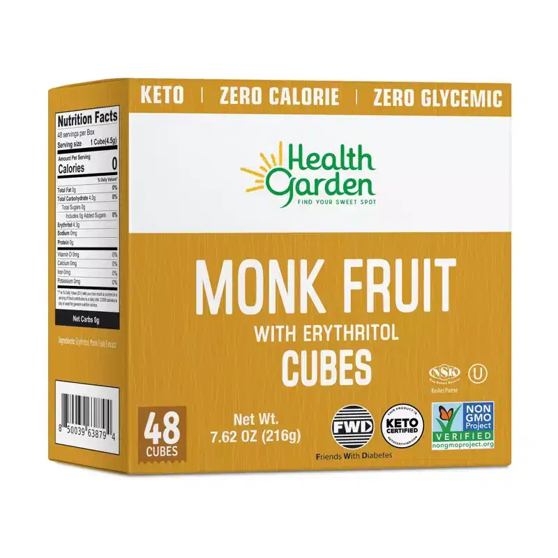 Health Garden Monk Fruit Cubes 48 ct