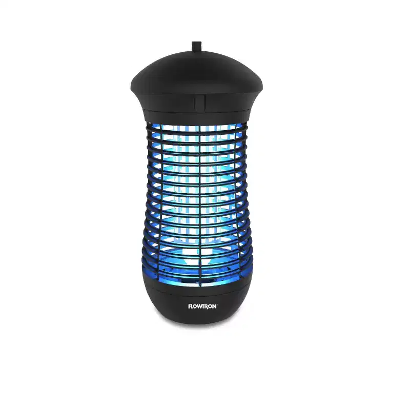 Flowtron Outdoor Bug Zapper with 4000V Power ?? Acre Coverage, Non-Clog Grid, LED Lamp.
