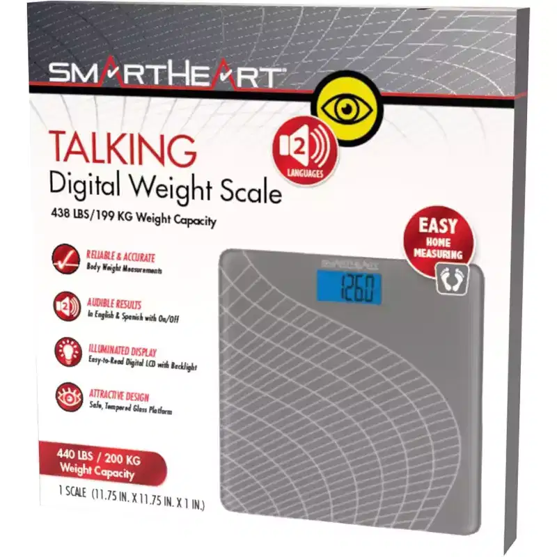 Veridian Smartheart Digital Weight Scale  Blue