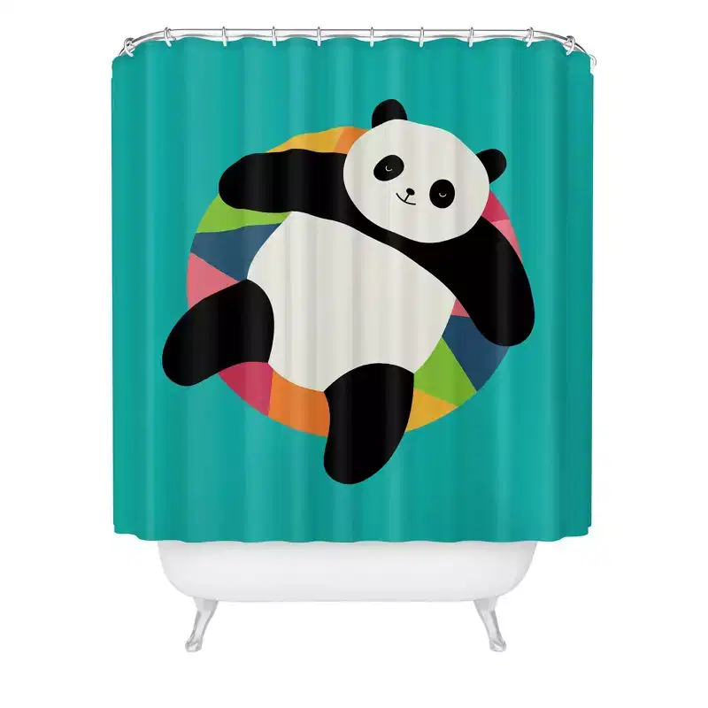 Deny Designs Kids' Andy Westface Chillin Shower Curtain