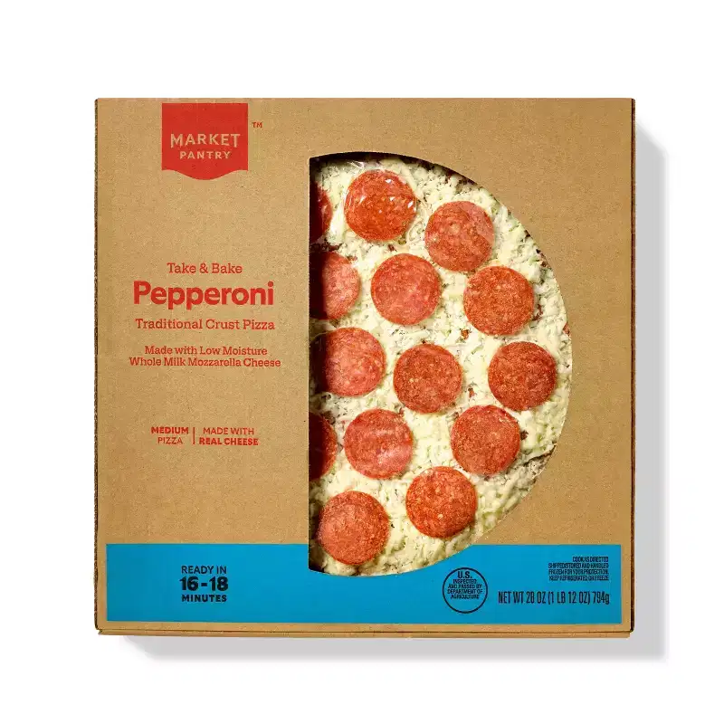 Take & Bake Pepperoni Traditional Crust Pizza - Market Pantry™