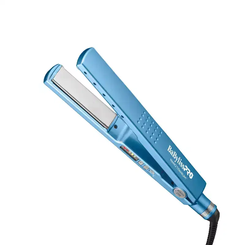 BaBylissPRO Nano Titanium 1.25" Digital Ionic Straightener: Hair Styling, All Hair Types, 30s Heating Time, Travel Size