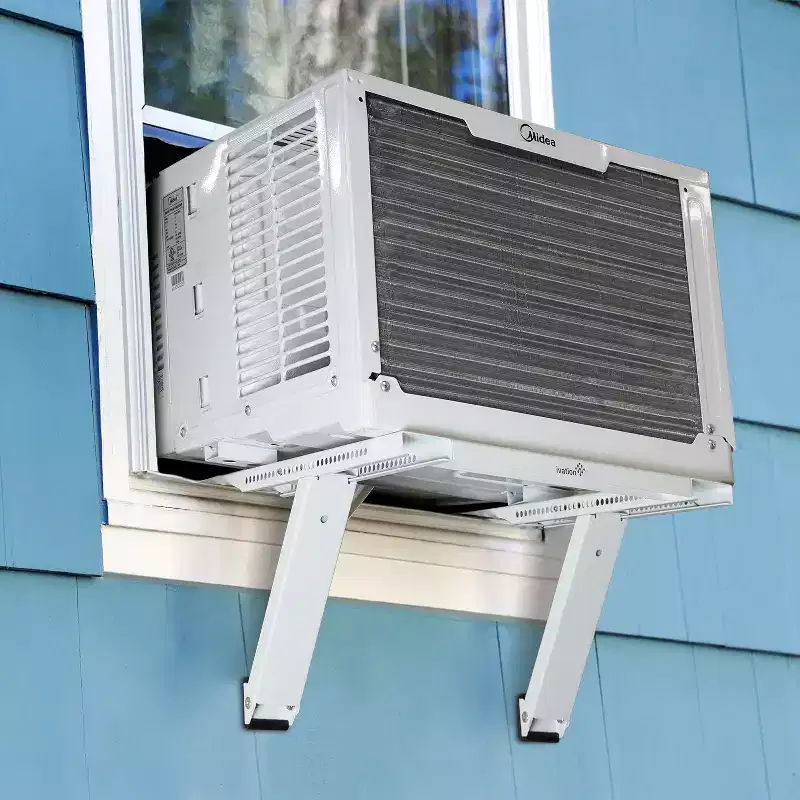Universal Window Air Conditioner Support Bracket - Holds Up to 200 lbs, Adjustable 24"-38"