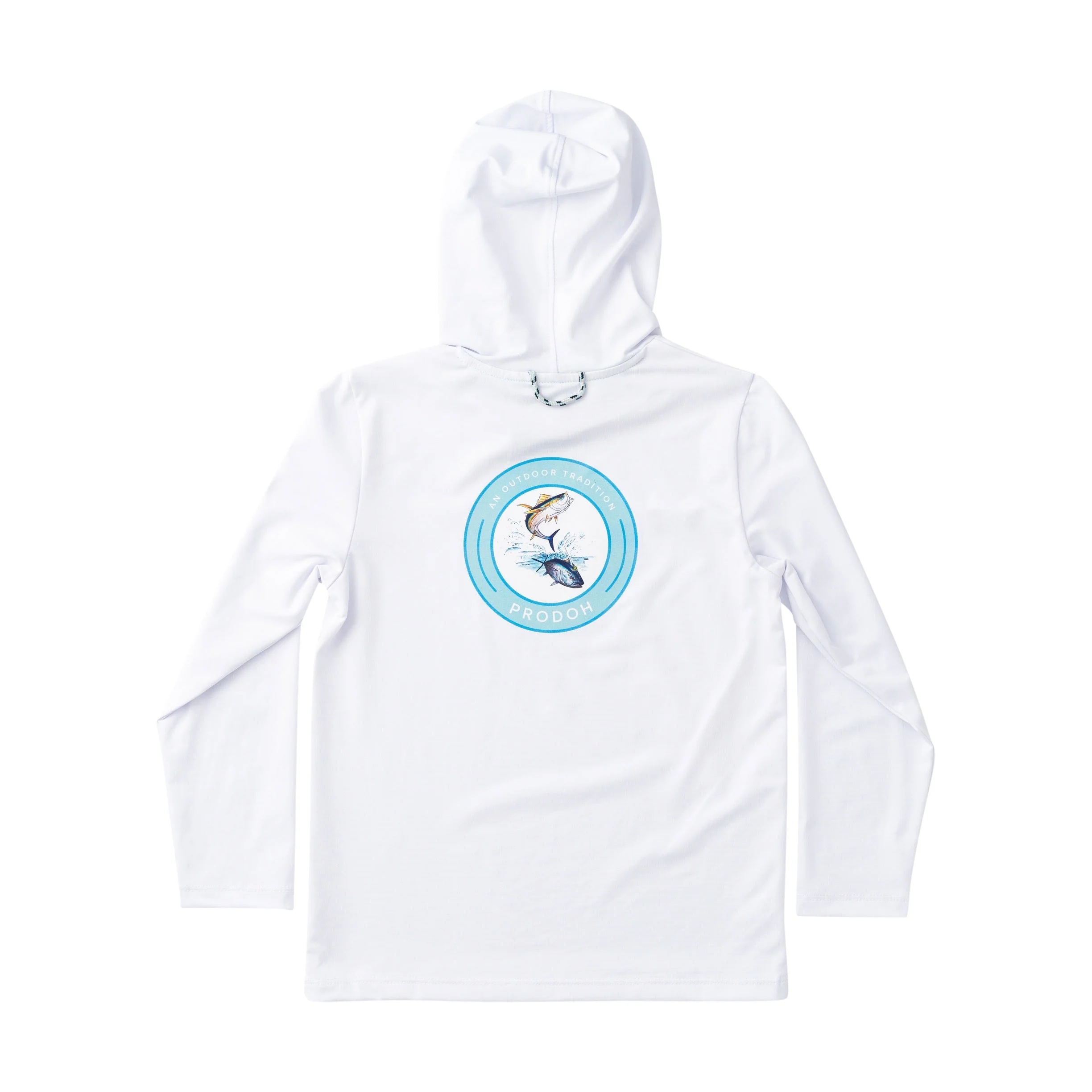 Kid's Pro Performance Hoodie T-shirt &uml;C Offshore Circle Fish Art