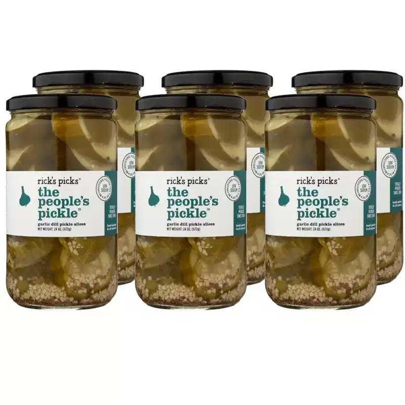 Rick's Picks The People's Pickle Slices - Case of 6/24 oz